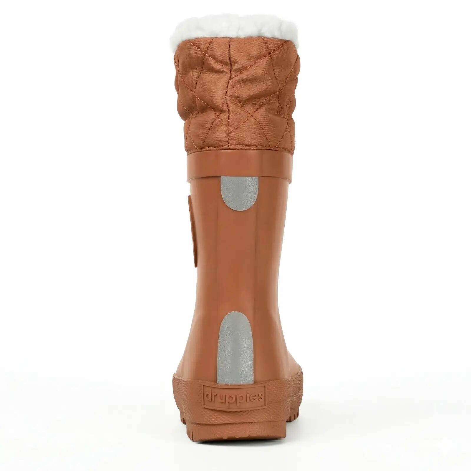 Winterlaarzen Kinderen - Gevoerde Regenlaarzen - Winter - Toffee Caramel - EU 33 4/9