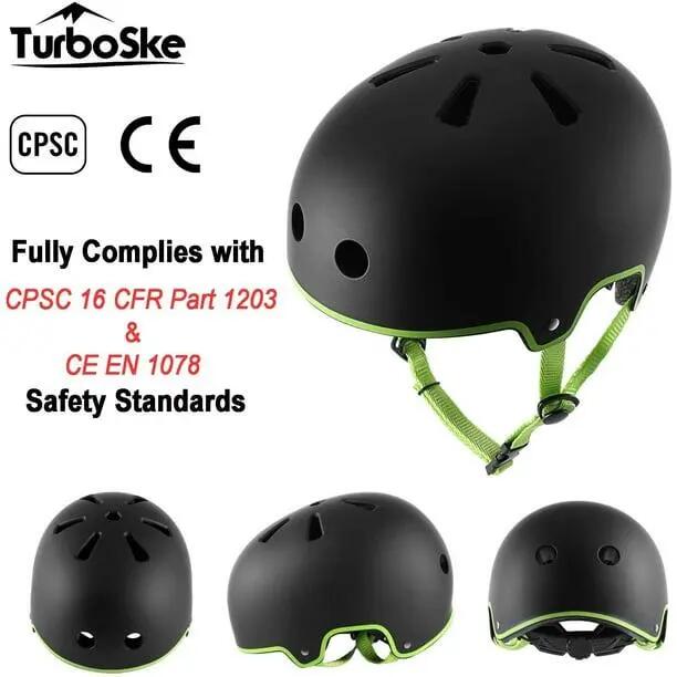 Casque de skateboard HHHC, casque de BMX, casque multisports, casque de vélo pou 2/5