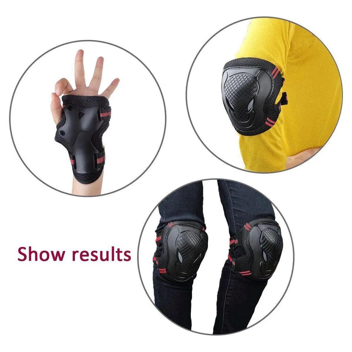 Casque de skate pour enfants et adolescents + 6 protections coudes, genoux et po 3/7