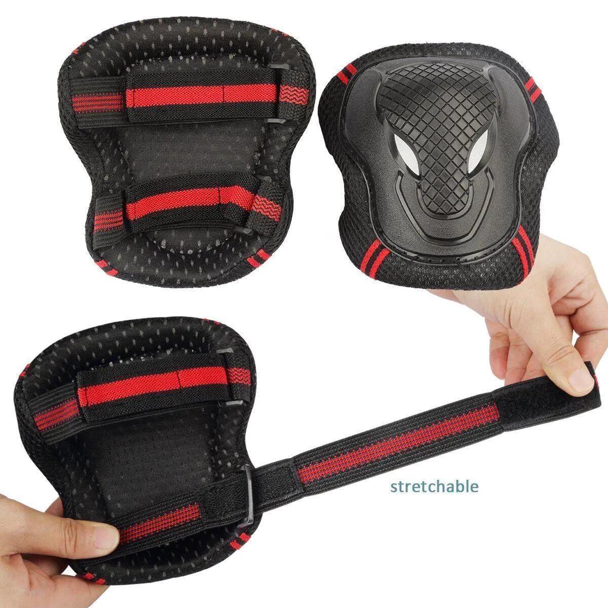 Casque de skate pour enfants et adolescents + 6 protections coudes, genoux et po 2/7