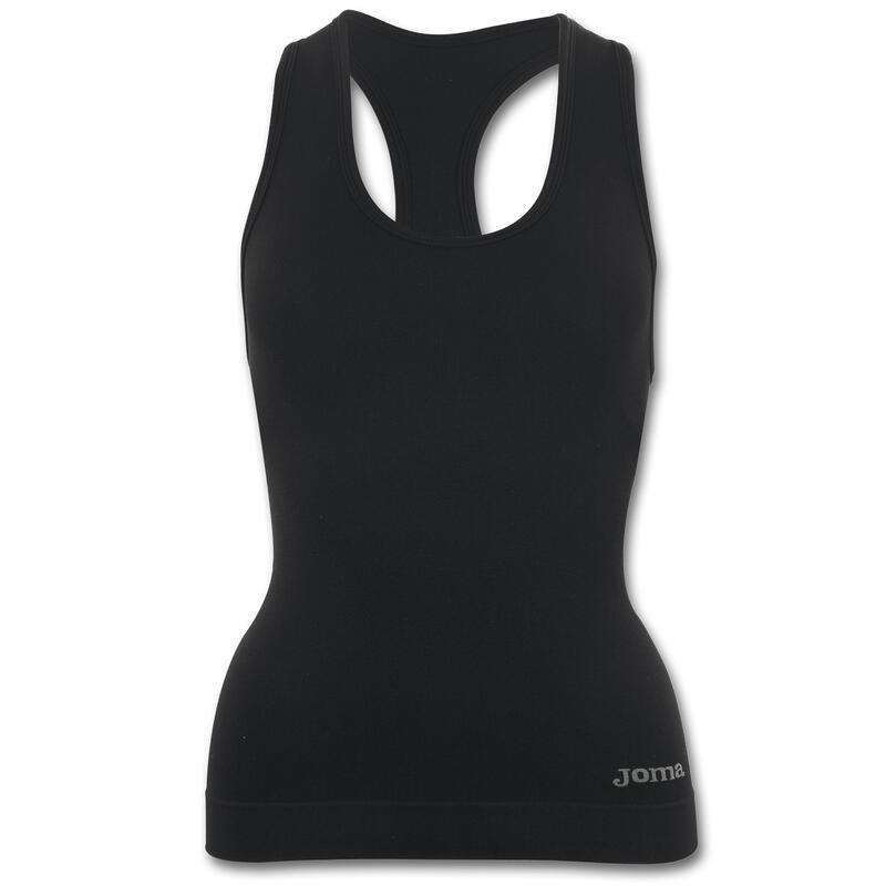 Camiseta Tirantes Fútbol Mujer Joma Brama Classic Negro