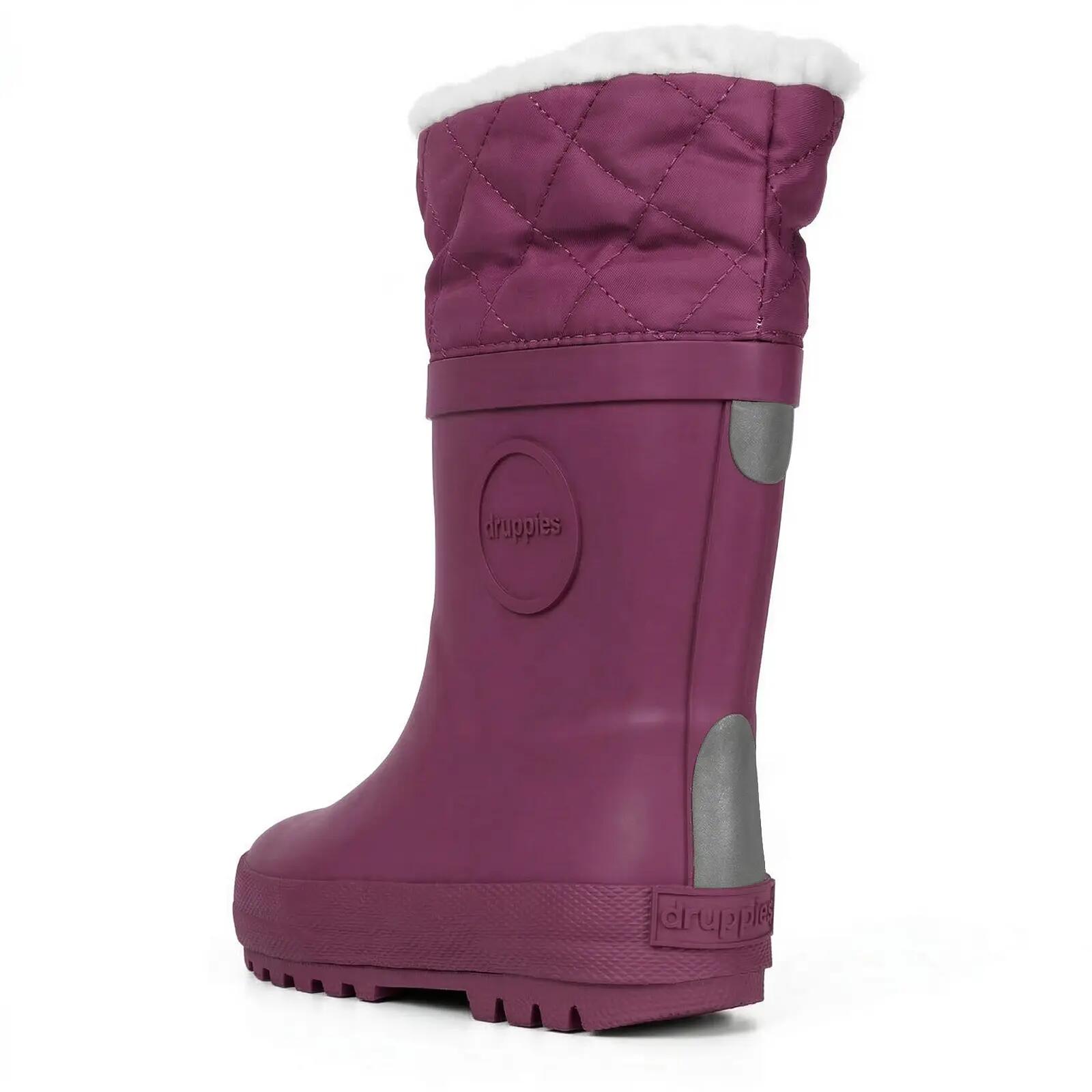 Winterlaarzen Kinderen - Gevoerde Regenlaarzen - Winter - Royal Purple - EU 29 2/9