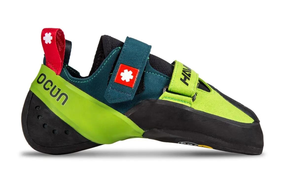 Ocun Havoc Kletterschuh, grün, Sohle CAT 1.5, Klettverschluss, vegan 4/4