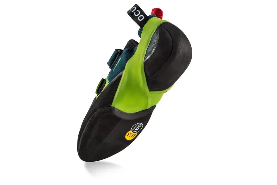 Ocun Havoc Kletterschuh, grün, Sohle CAT 1.5, Klettverschluss, vegan 2/4