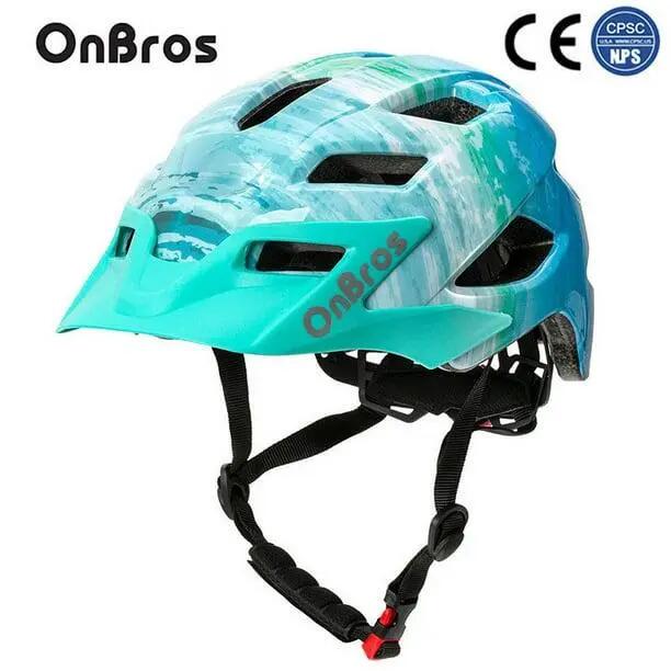 Casque de vélo OnBros pour jeunes, casque de cyclisme extérieur, casque de trott 2/4