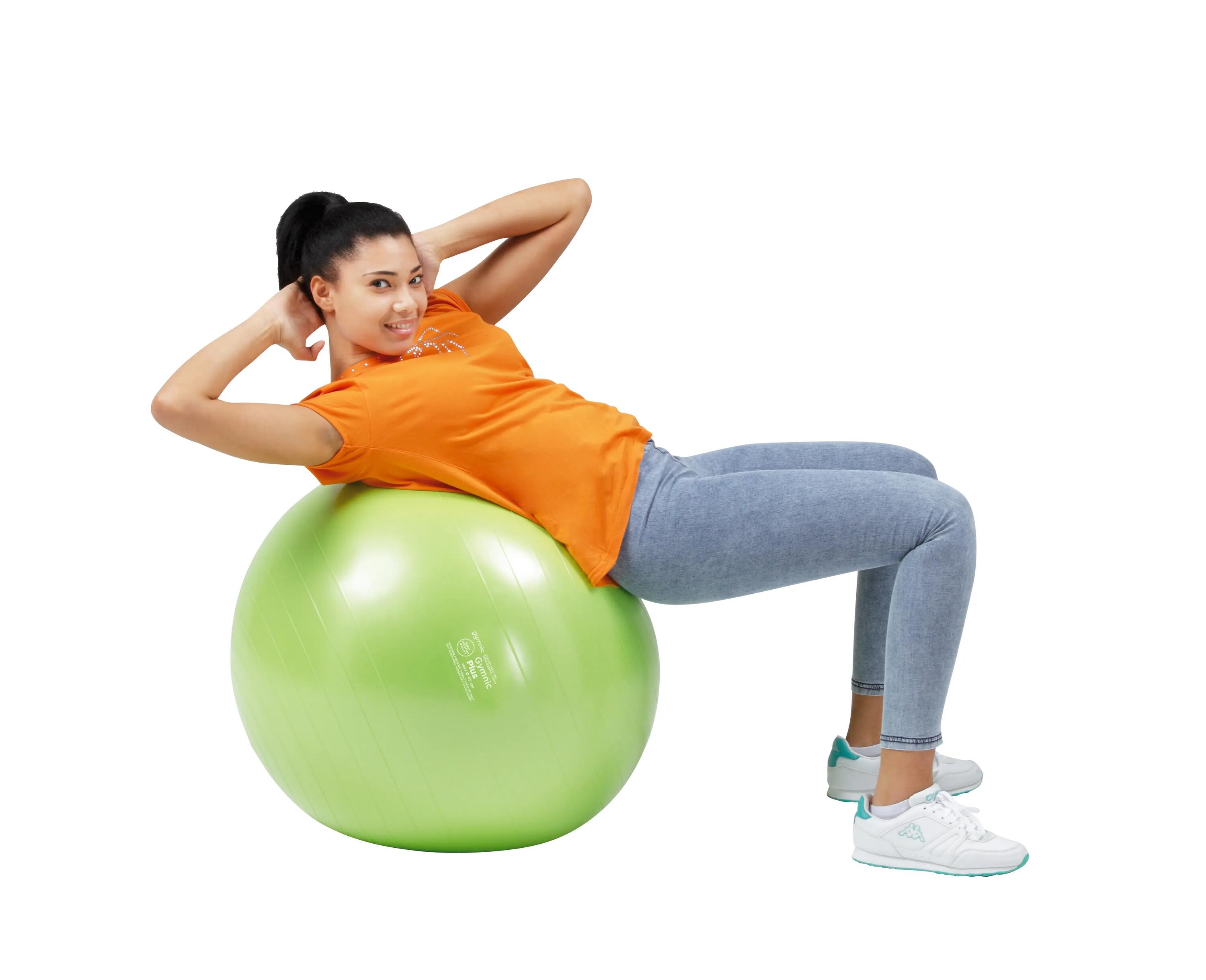 Gymnic Plus Palla fitness antiscoppio Ø 55 cm verde lime 3/7