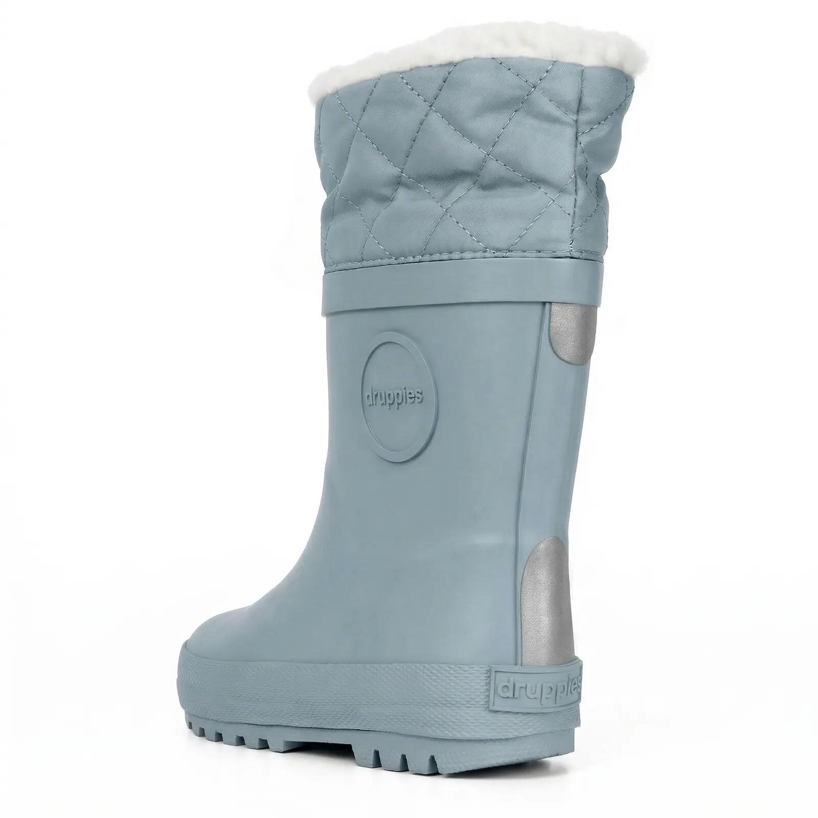 Winterlaarzen Kinderen - Gevoerde Regenlaarzen - Winter - IJsblauw - EU 35 2/9