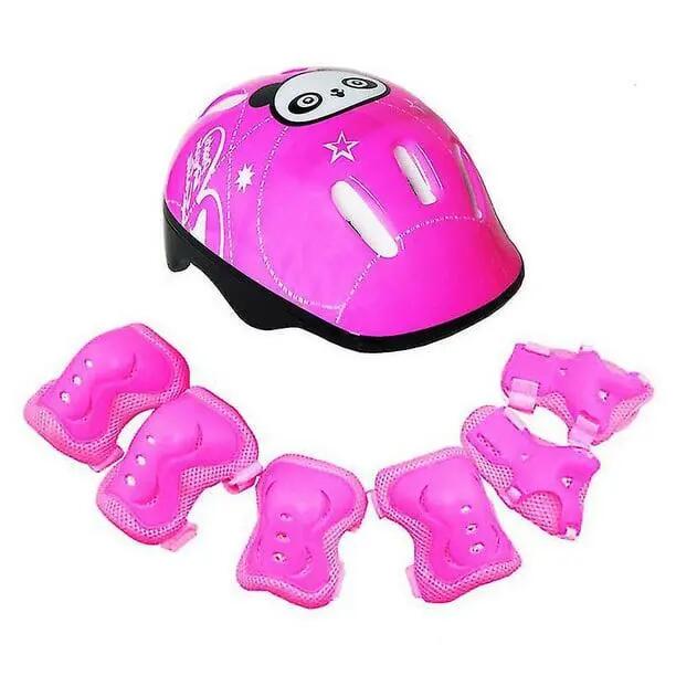 Ensemble de protections pour enfants : casque, genouillères, coudières et 2/4