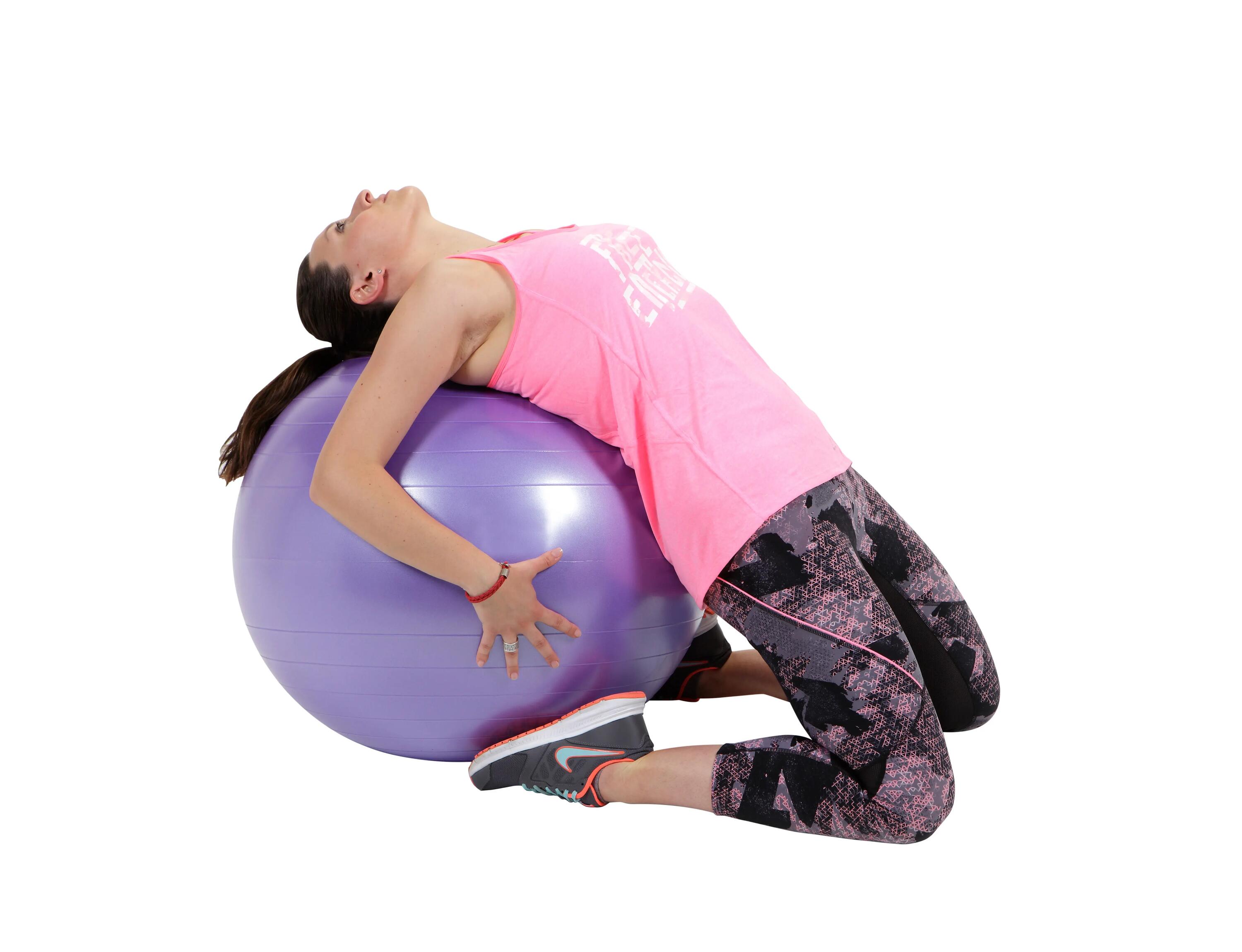 Gymnic Plus Palla fitness antiscoppio Ø 65 cm viola 2/5