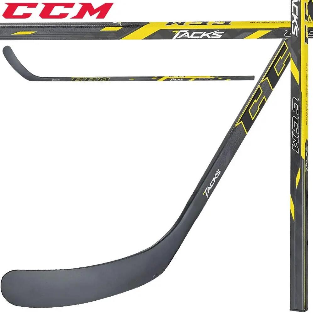 CCM Tacks Senior композитен хокейен стик черен