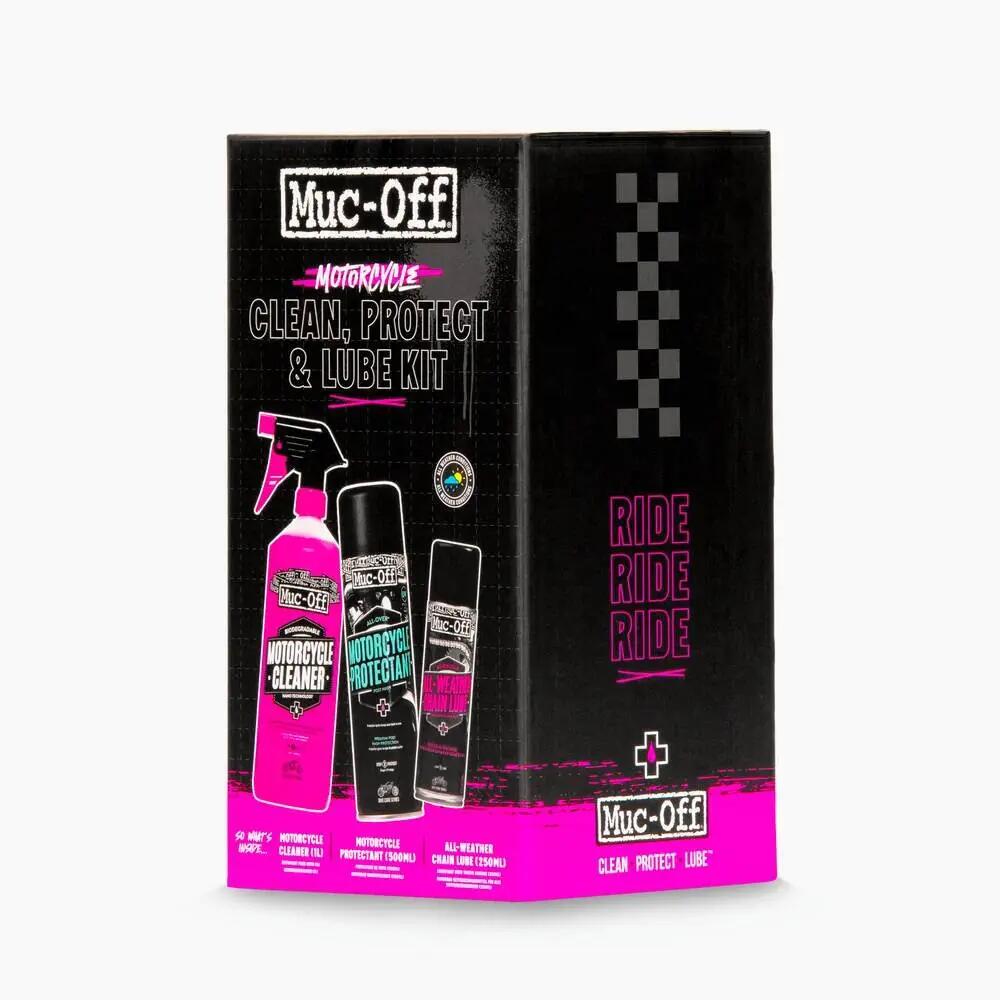 Zestaw do mycia i zabezpieczania motocykla + smar do łańcucha MUC-OFF 6/6