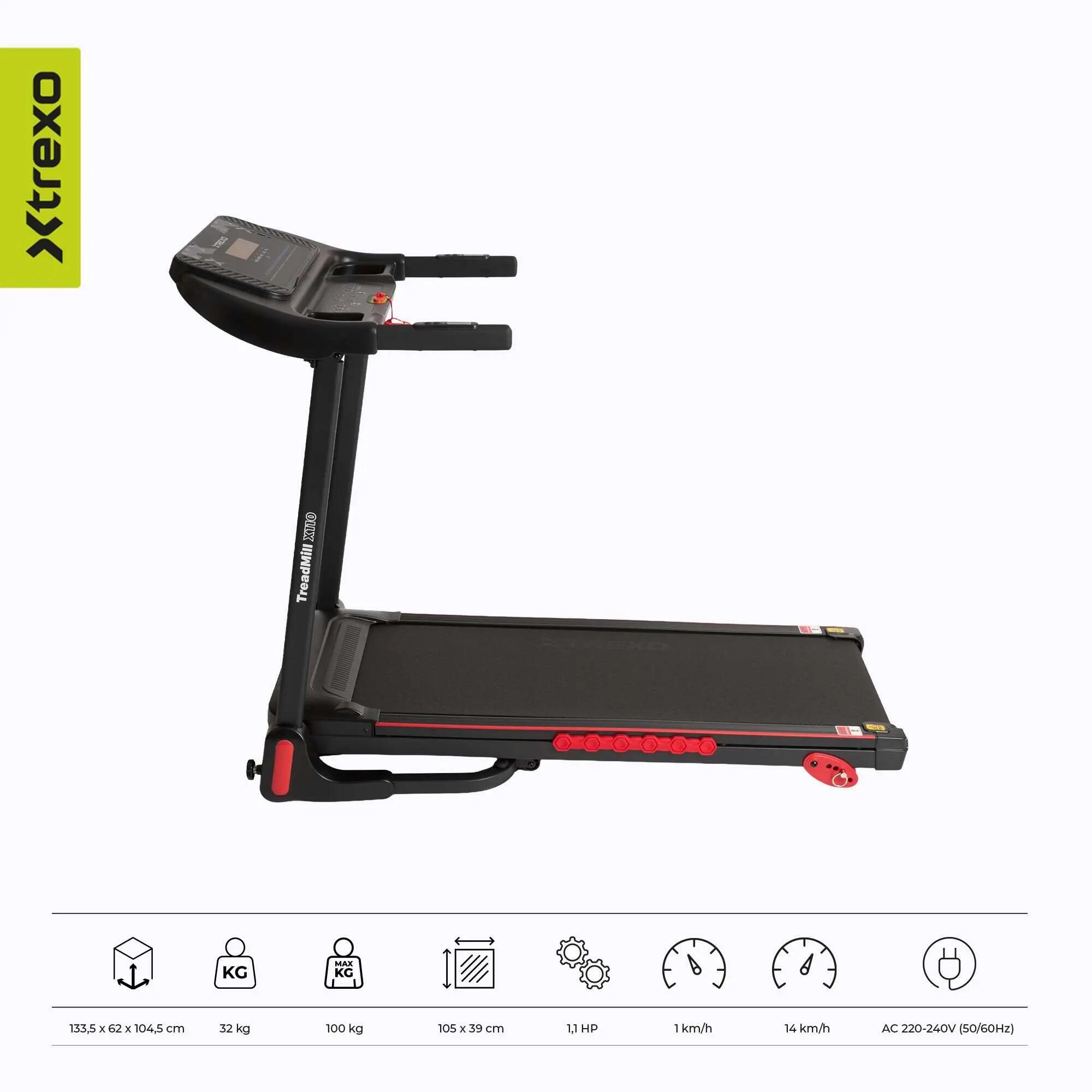 Bieżnia elektryczna XTREXO X110 3/9