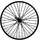 Roată spate bicicletă 26 inch 19-559 cu butuc Shimano, argintie
