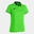 Pólo m/c Mulher Joma Championship vi verde fluorescente preto