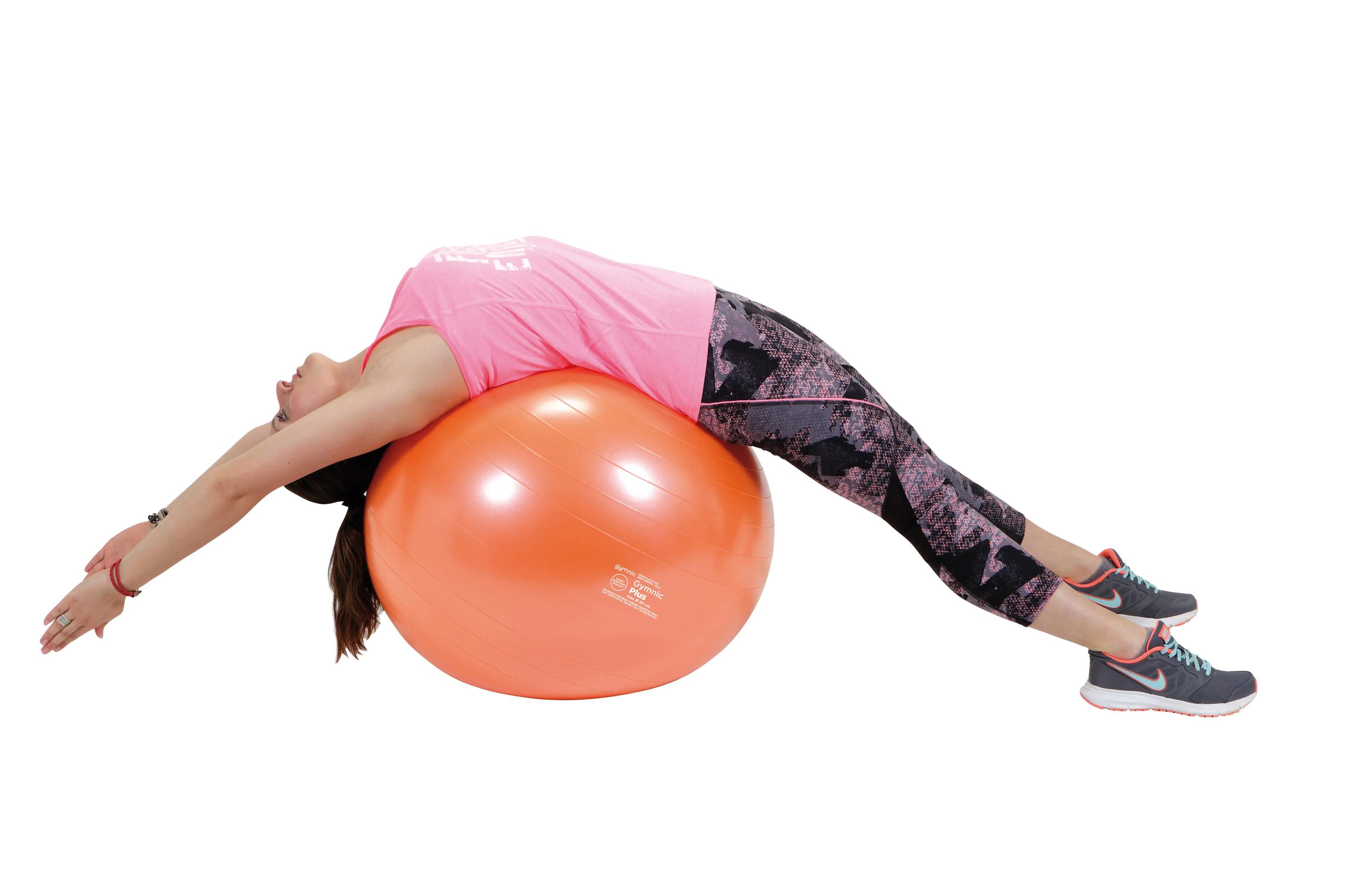 Gymnic Plus Palla fitness antiscoppio Ø 65 cm arancione 4/5