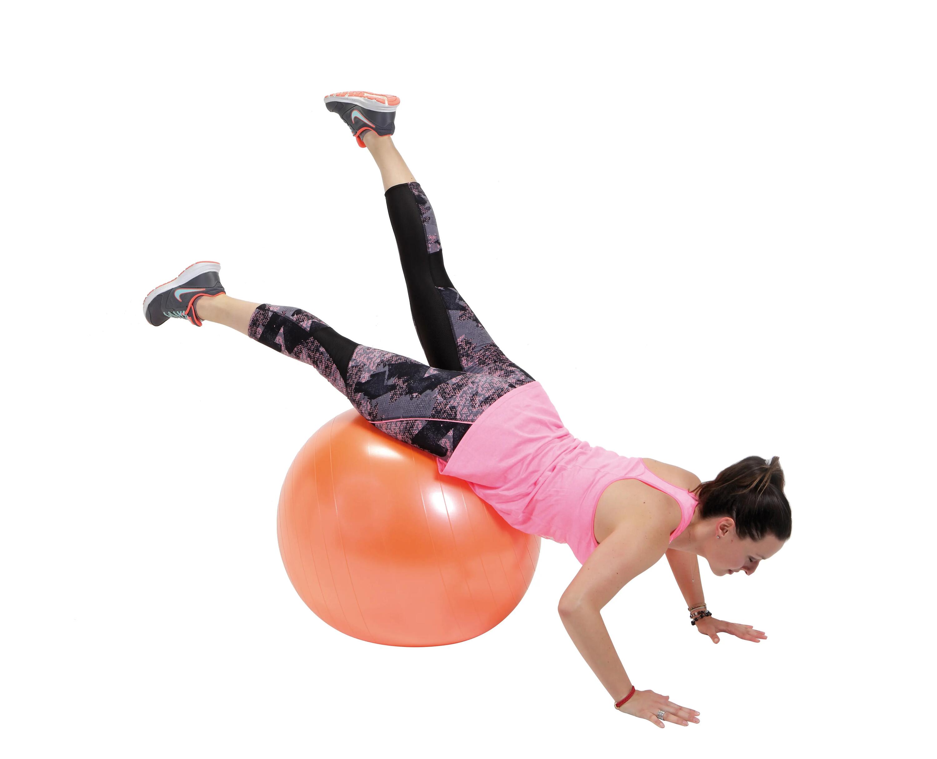 Gymnic Plus Palla fitness antiscoppio Ø 65 cm arancione 3/5
