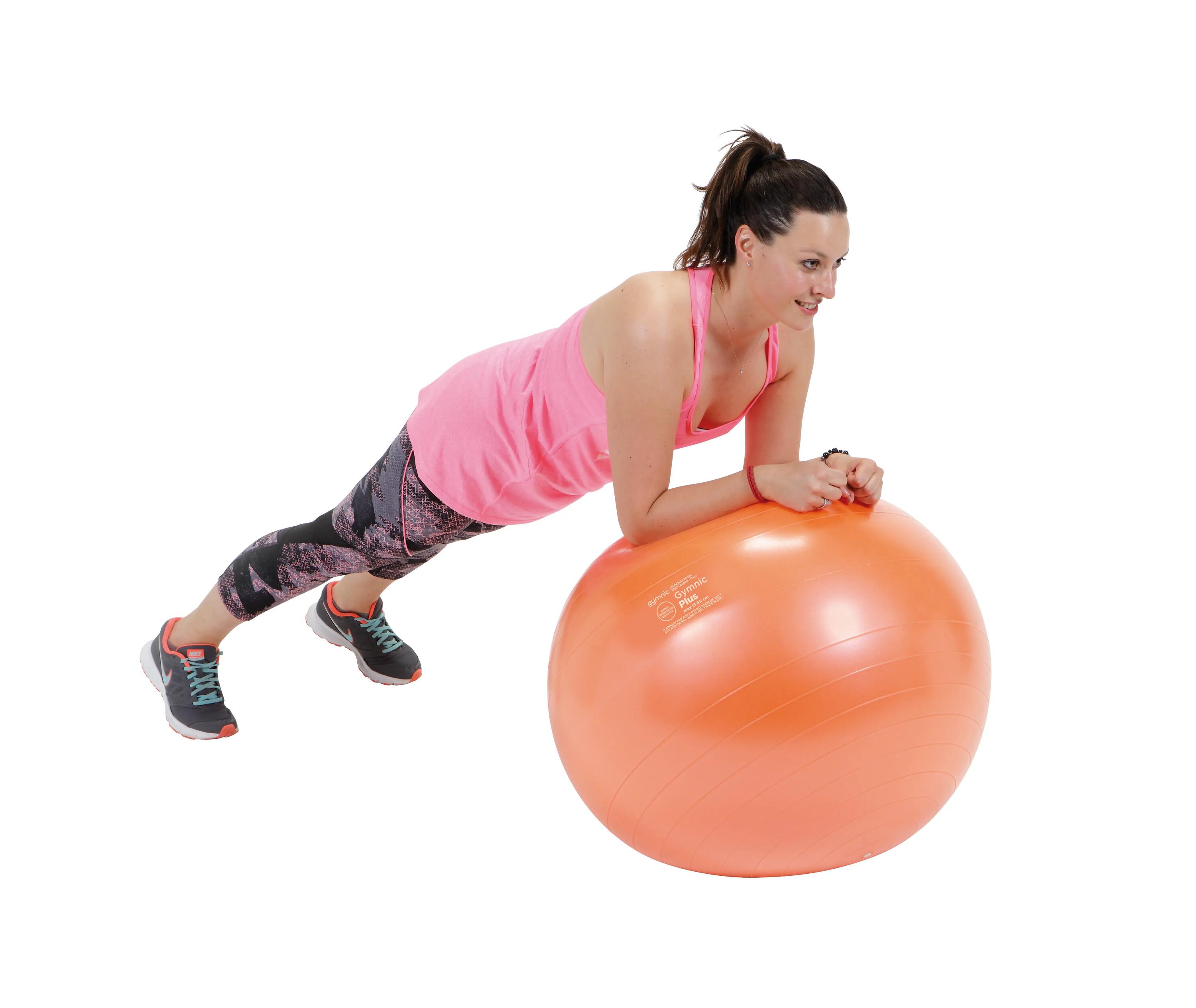 Gymnic Plus Palla fitness antiscoppio Ø 65 cm arancione 2/5