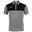 Polo manches courtes Homme Joma Winner gris melange noir