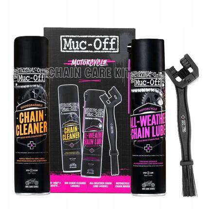 Zestaw do czyszczenia i smarowania łańcucha motocyklowego CHAIN CARE MUC-OFF