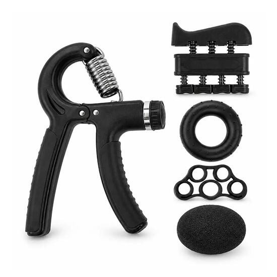 Set d'appareils pour entraînement des mains - Noir