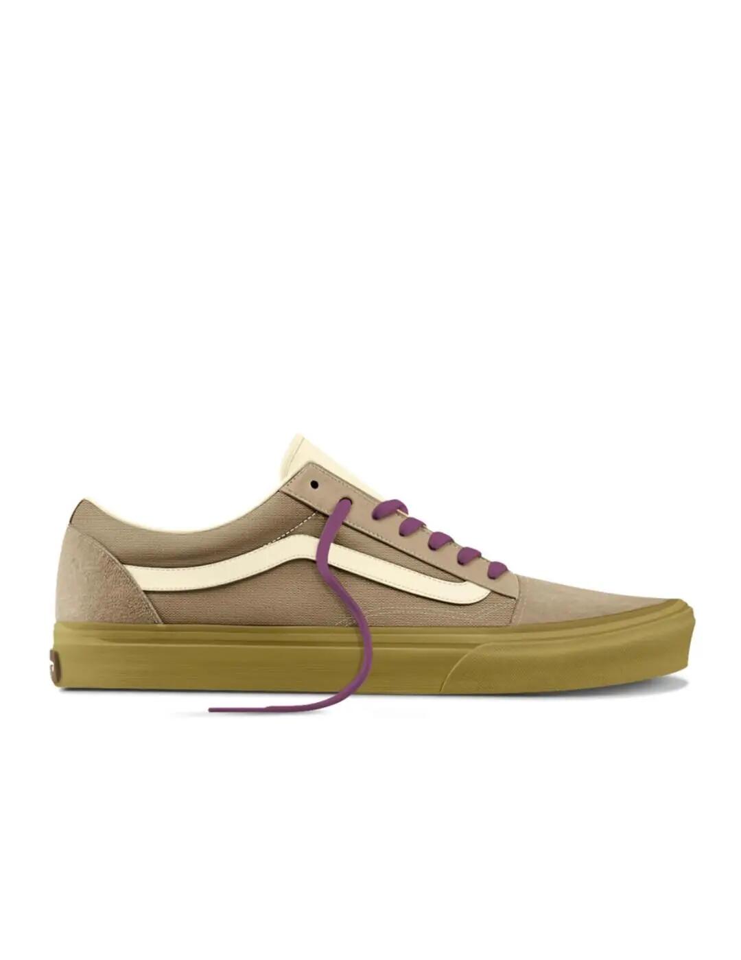 Tênis feminino Vans Old Skool Marrom. 1/3