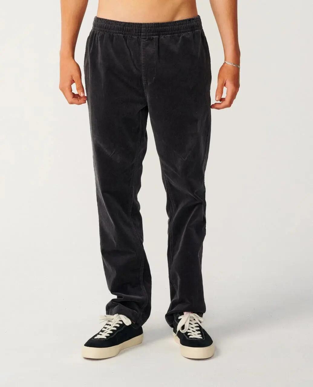 Rip Curl Classic Surf Cord Beach Pant - Washed Black 6/7