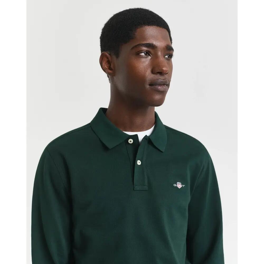 Polo de manga larga Gant para hombre 3/4