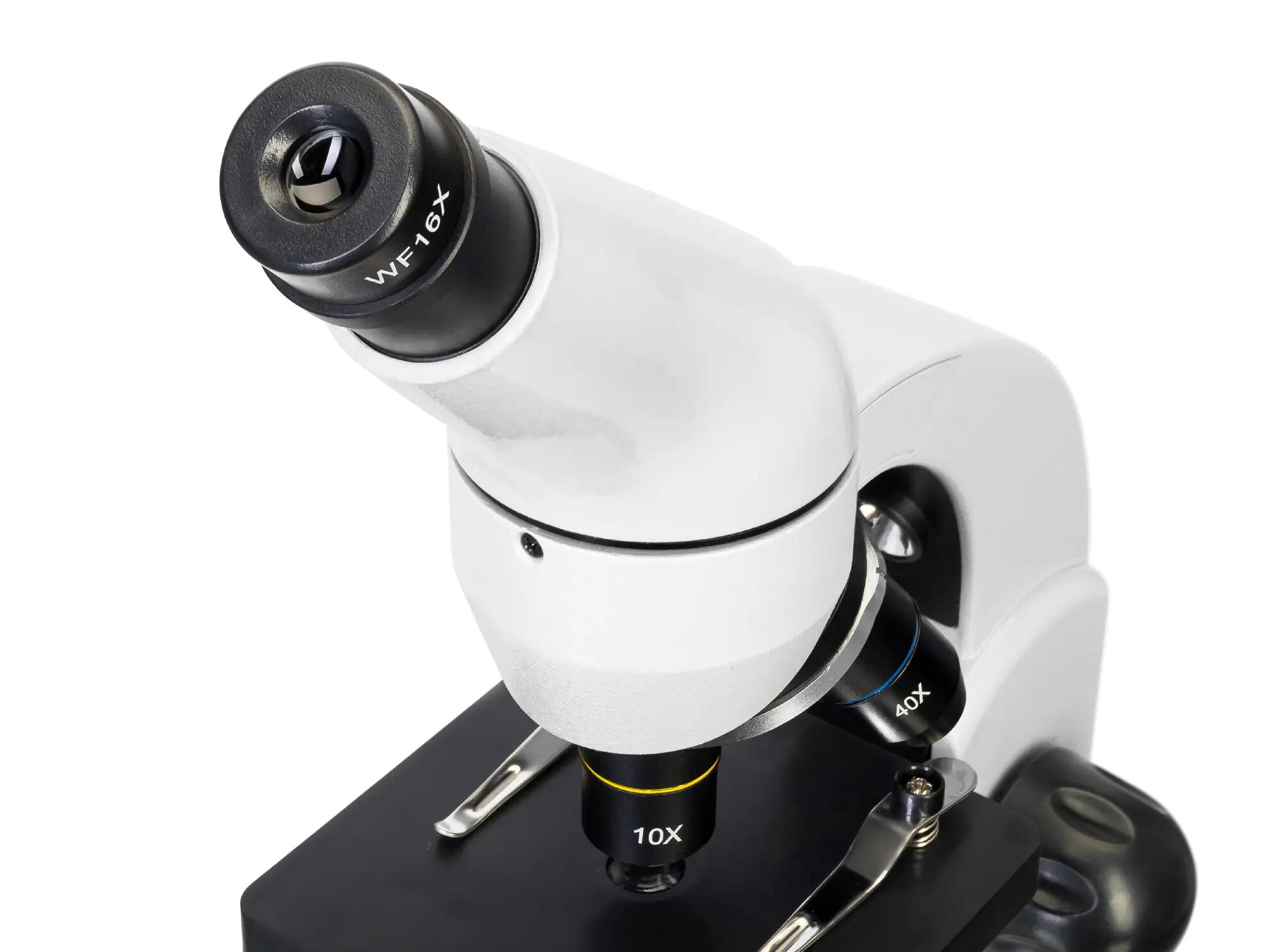 Microscopio Levenhuk Rainbow 50L PLUS Pietra lunare con libro in tedesco 11/15