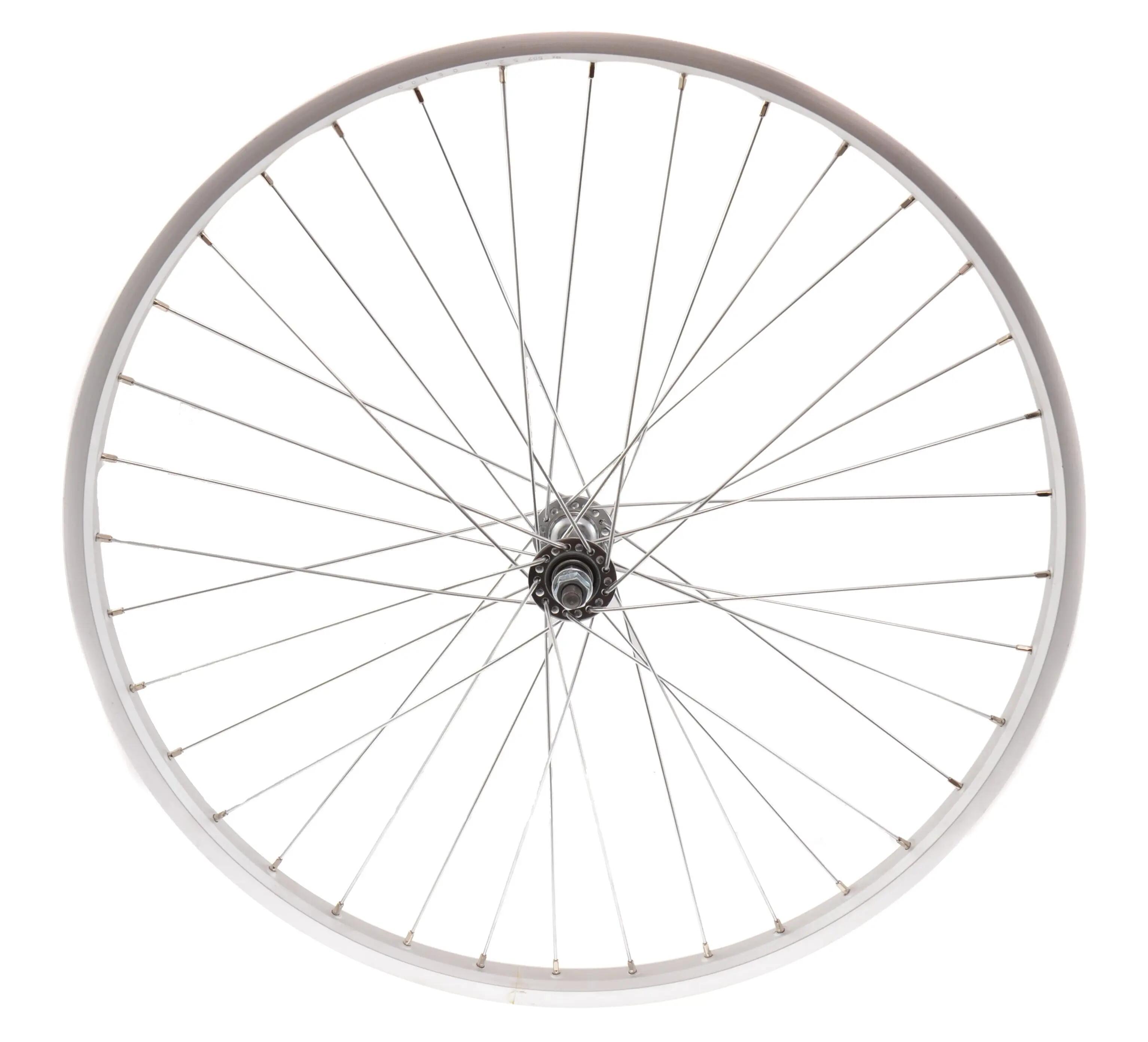 Roată față bicicletă copii 24 inch 19-507 argintie