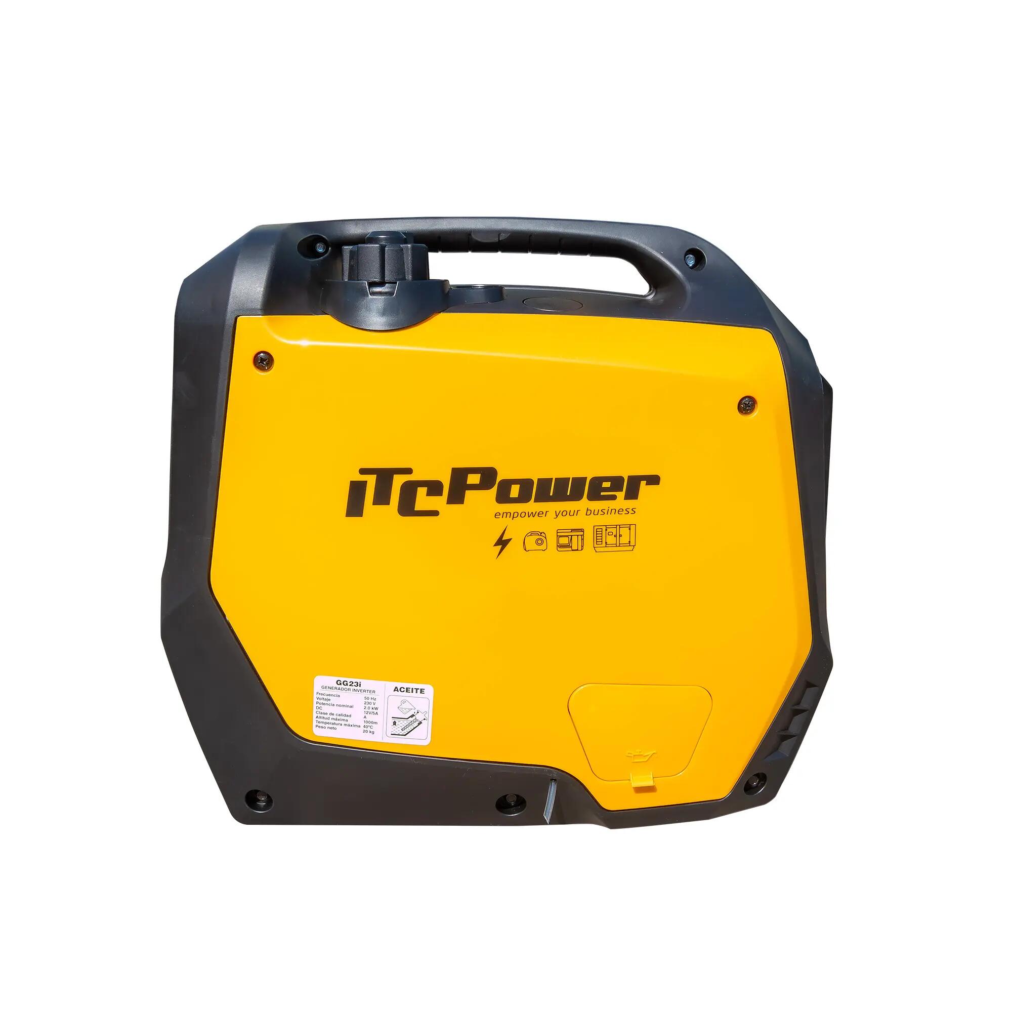 GG23i Generador Gasolina Inverter 2,3 KW ITCPower 4/8