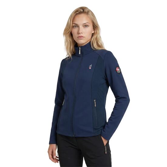 Sweat-shirt de trekking femme DIANE avec fermeture éclair