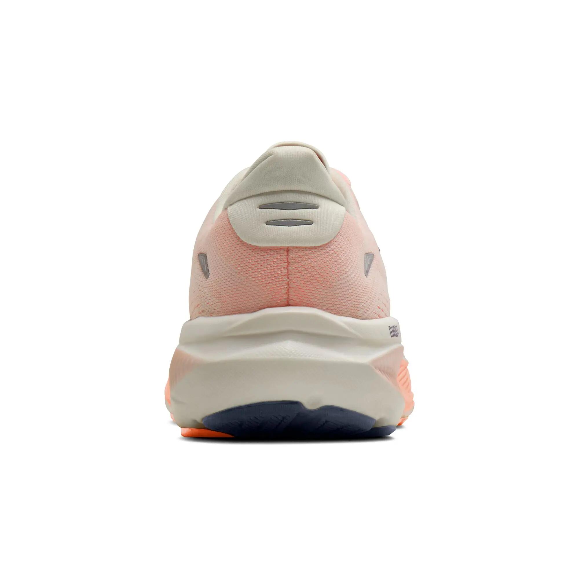 Scarpe running Donna Ghost 18 bianco grigio pesca 4/8
