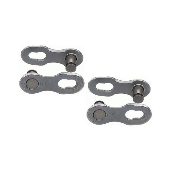 KMC Missinglink 1/2x11/128" 10NR EPT 2 Stück, für Ketten 10-fach, silber