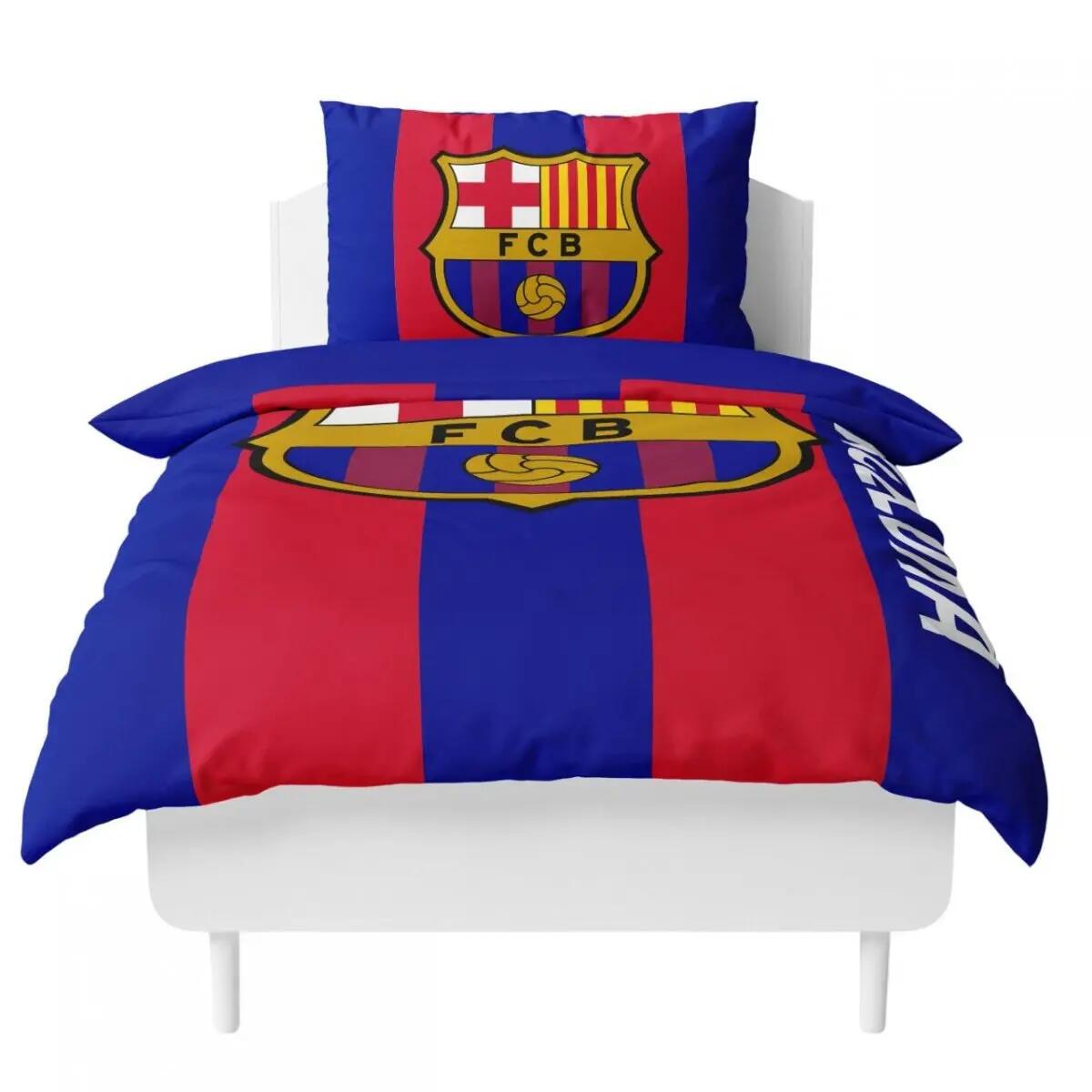 Juego de cama de Barcelona con escudo gigante 2/3