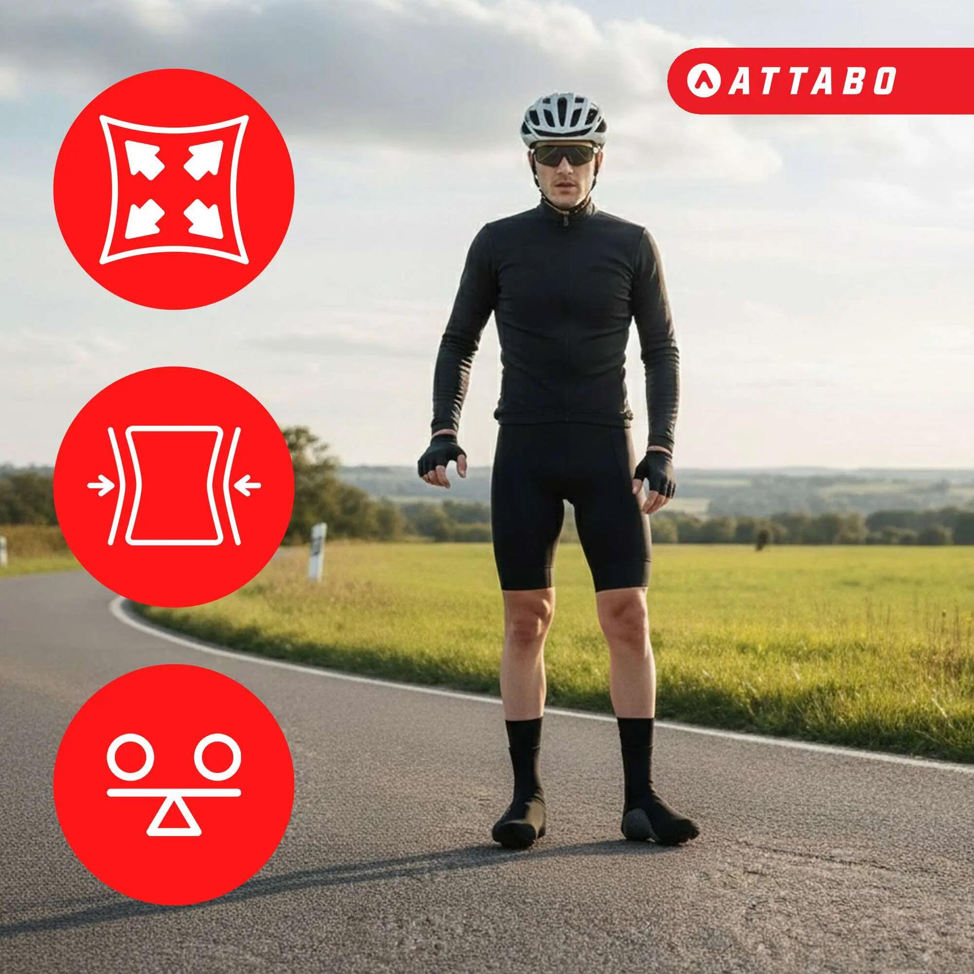 ATTABO DEFENSE MAX PRO cycling shoe covers 4/4