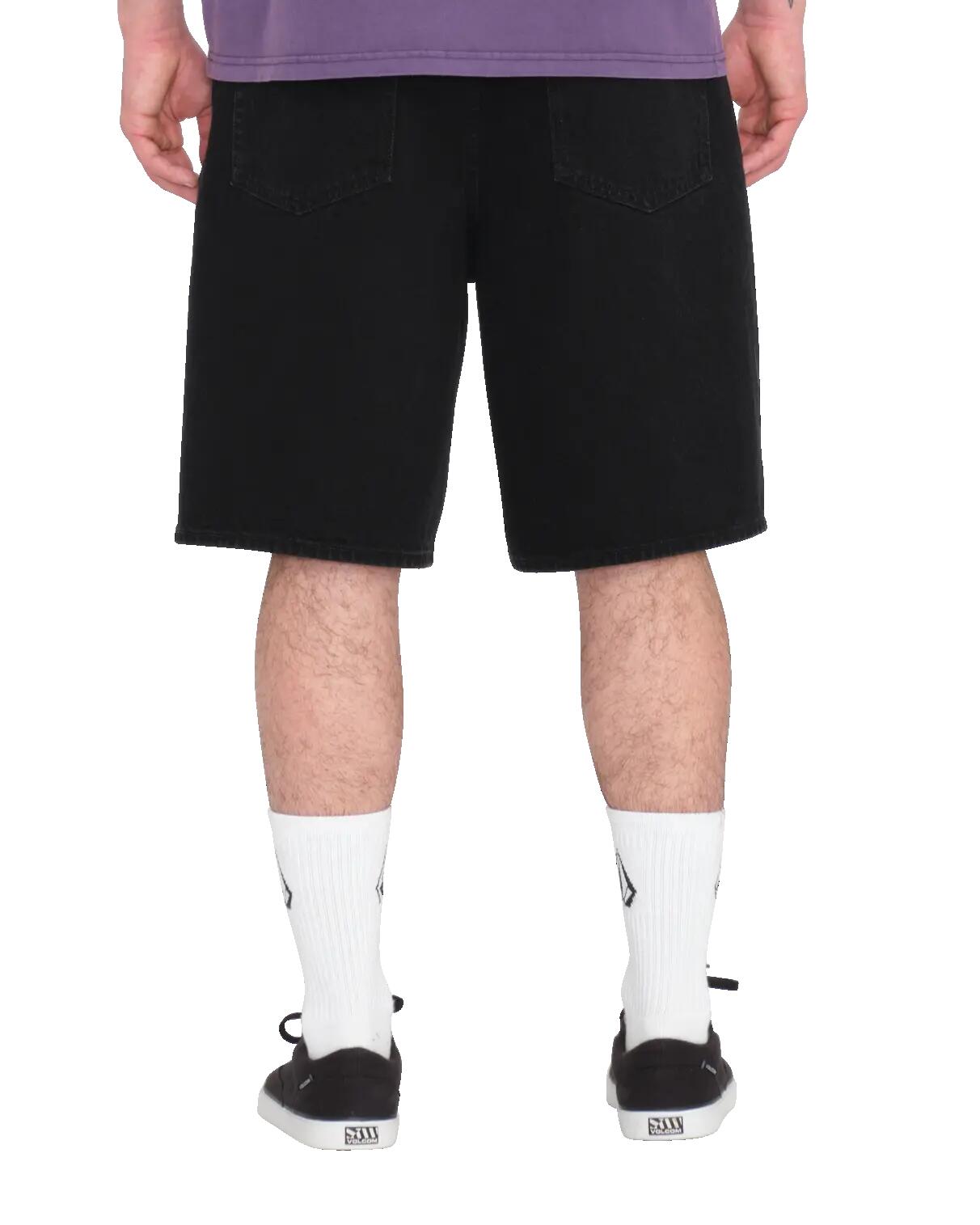 Pantalones cortos - Monopatín - Hombre - Denim, algodón 100% - Billow - Black 2/7