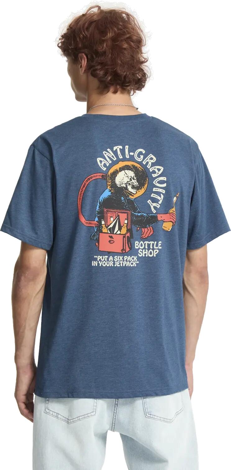 Camiseta - Monopatín - Hombre - Anti Gravity - Cosmic Blue 2/7