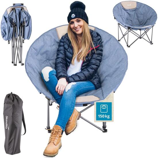 Gebraucht - Campingstuhl Moonchair Kupari XL Camping Klappstuhl Faltstuhl
