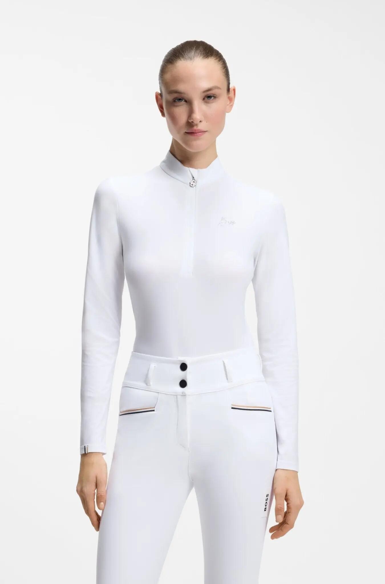 Boss Equestrian Minou Show Shirt Double B Dames Wit - 2/5
