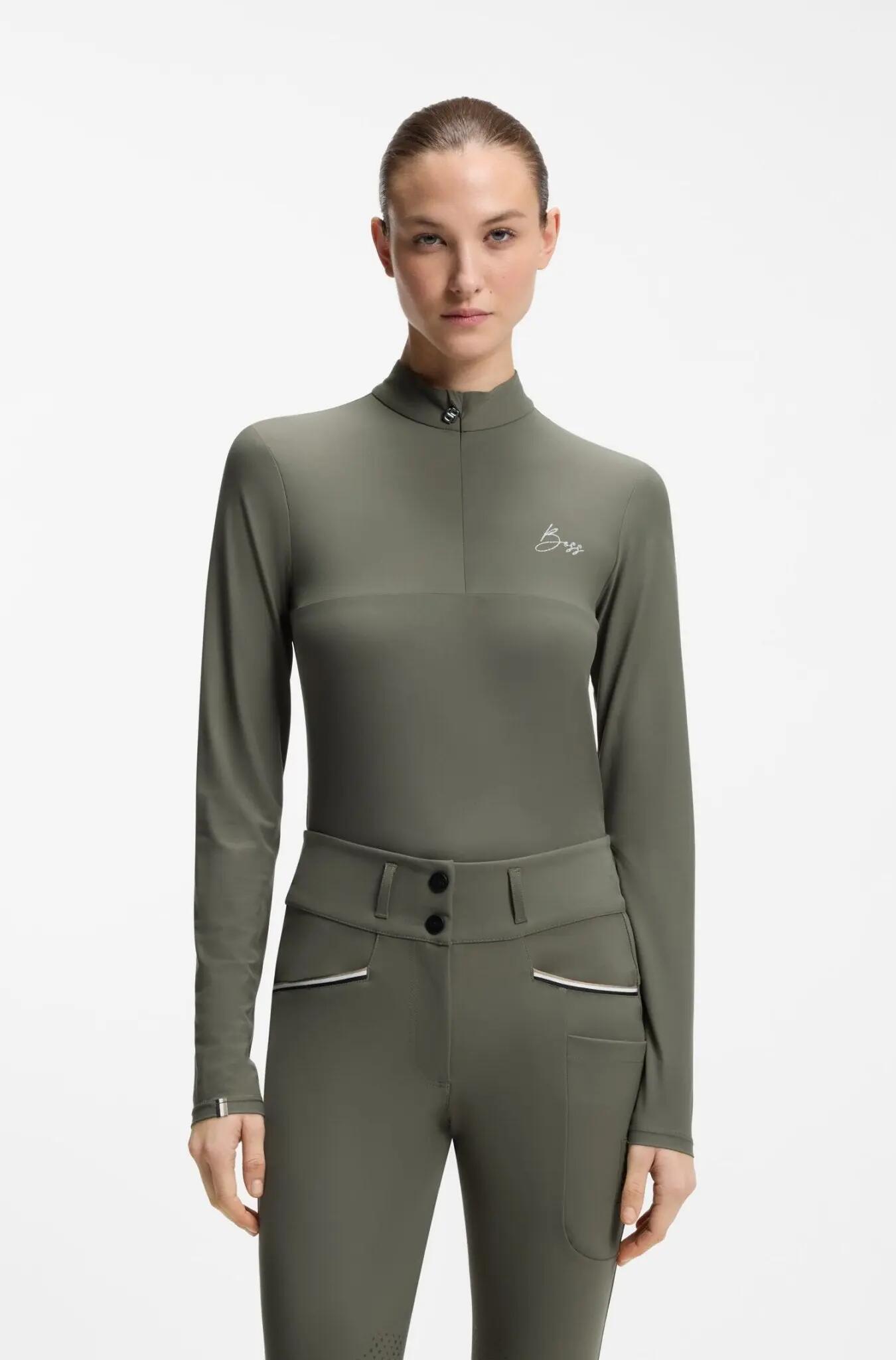 Boss Equestrian Minou Training Shirt Dames Bruin - 7/7