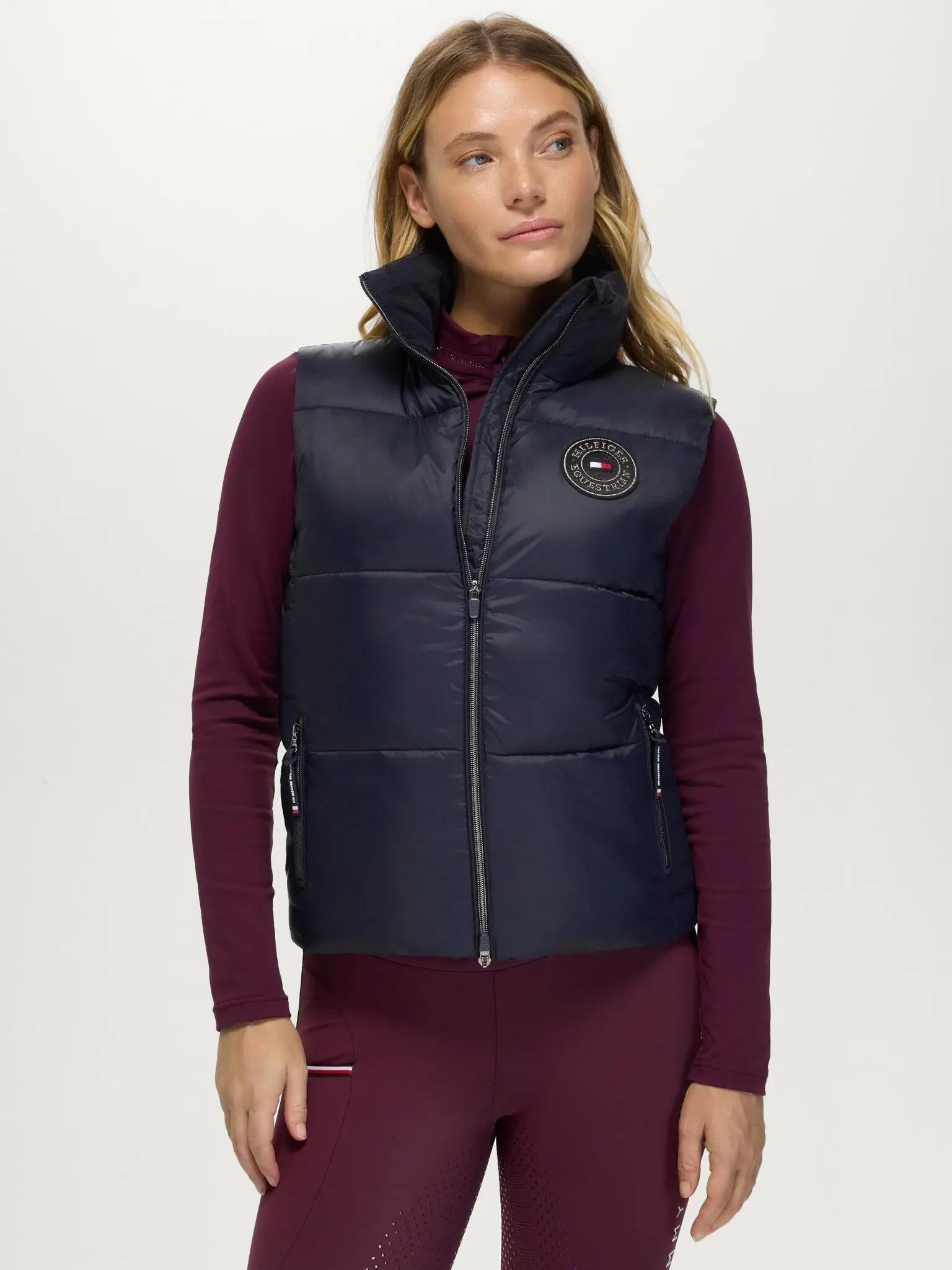 Tommy Hilfiger Everett Puffer Vest Dames Zwart - 3/6