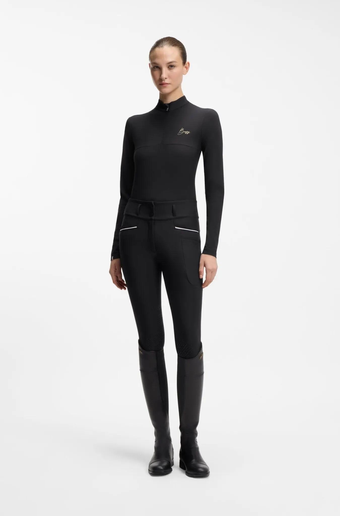 Boss Equestrian Minou Training Shirt Dames Bruin - 4/7