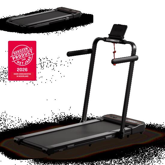 RUN Opvouwbare Loopband 1-14 km/u, Inklapbaar voor Thuis