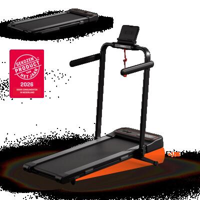 Walk plus opvouwbare loopband met 15% automatische helling, 1-8 km/u voor thuis