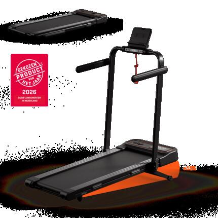 WALK PLUS Opvouwbare Loopband met 15% Automatische Helling, 1-8 km/u voor Thuis
