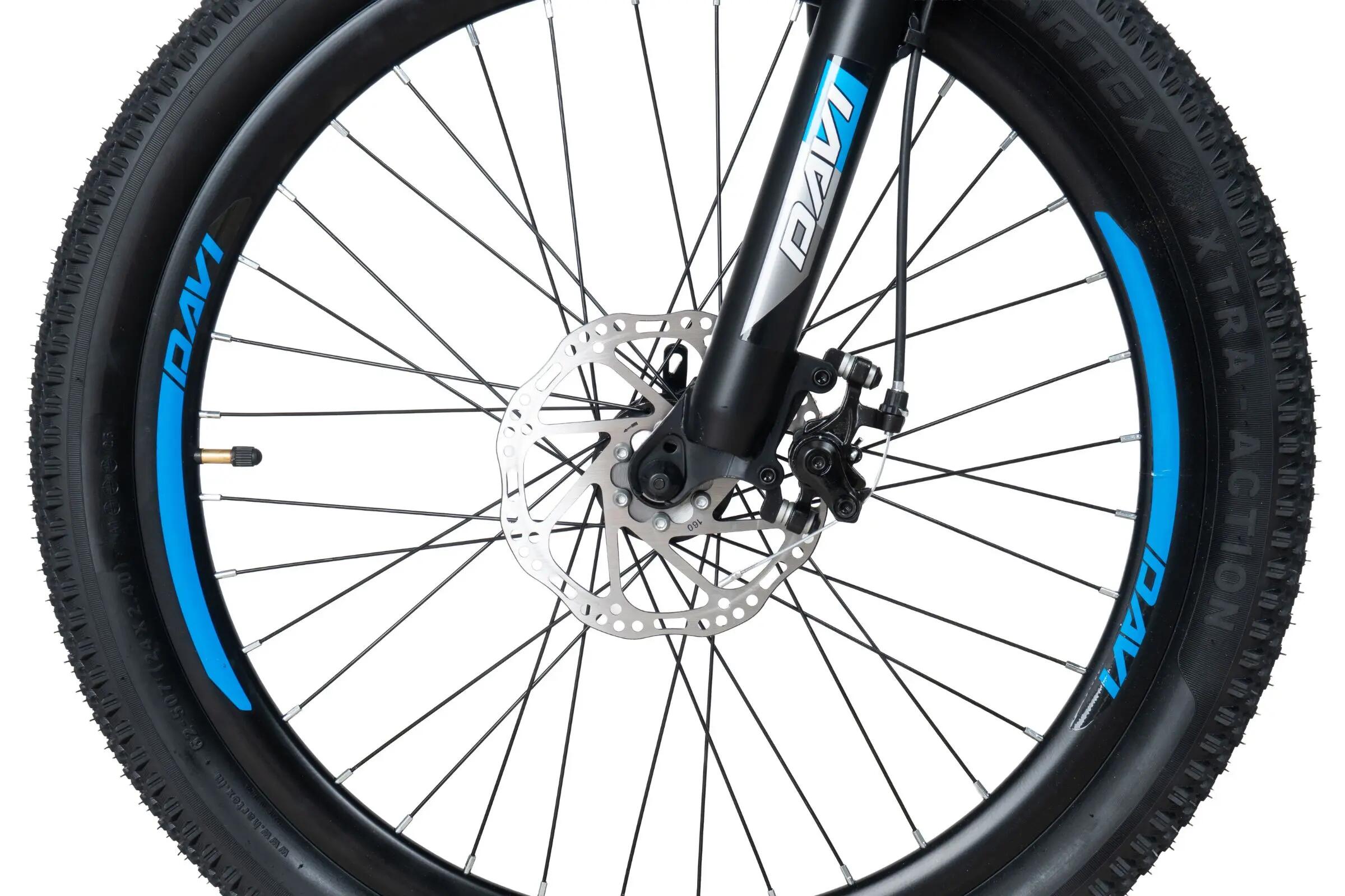 Mountainbike 24" Davi Terrano frame 11" 21 versnellingen voor 9-12 jaar 8/10