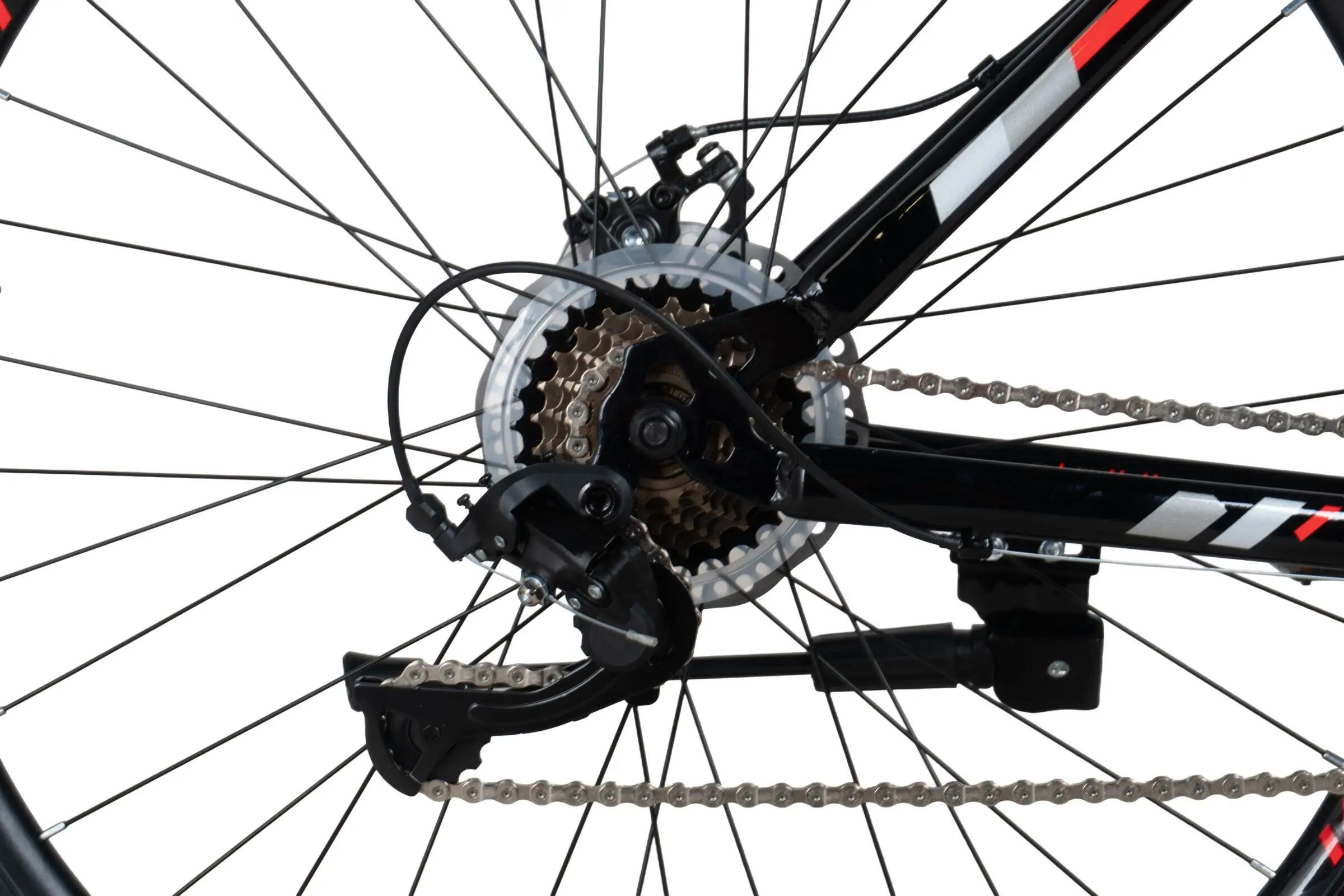 VTT 29" Terrano Pro cadre acier 18" 21 vitesses suspension 170-195 cm 9/10