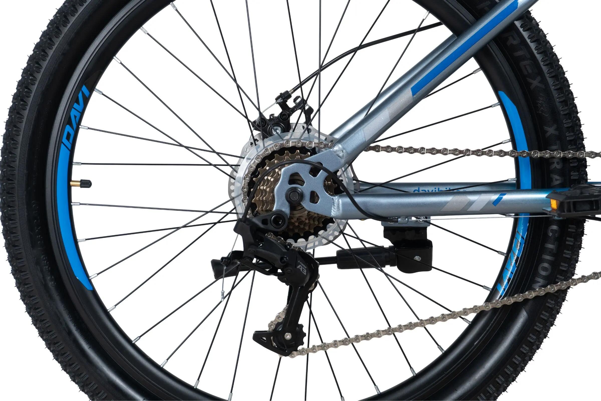 Mountainbike 26" Davi Terrano stalen frame 13" 21 versnellingen voorvering 9/10