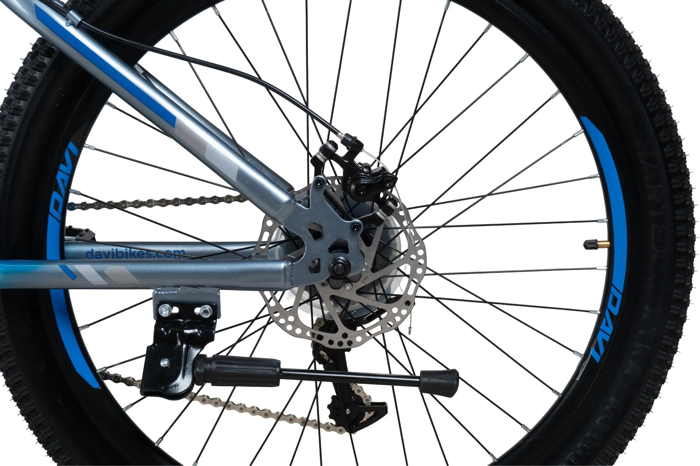 Mountainbike 26" Davi Terrano stalen frame 13" 21 versnellingen voorvering 10/10