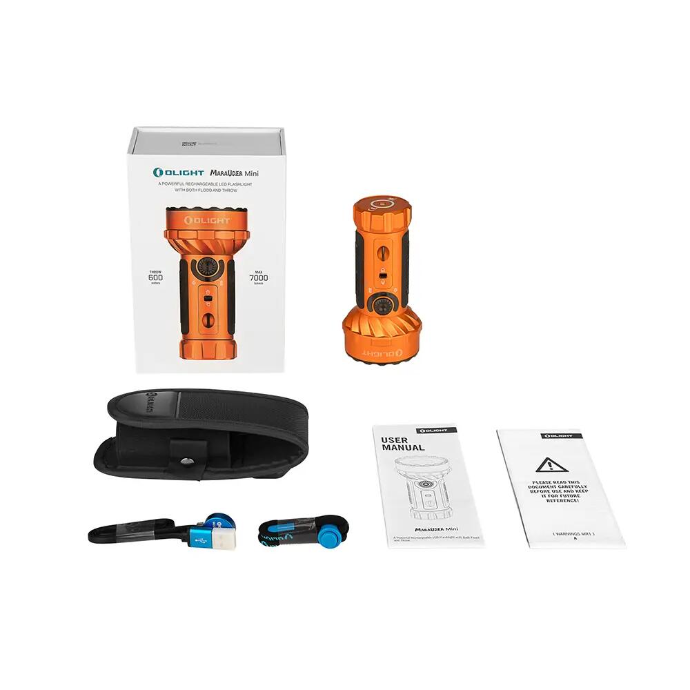 OLIGHT Marauder Mini - Linterna LED super potente, 7000 lúmenes, LARANJA 8/8